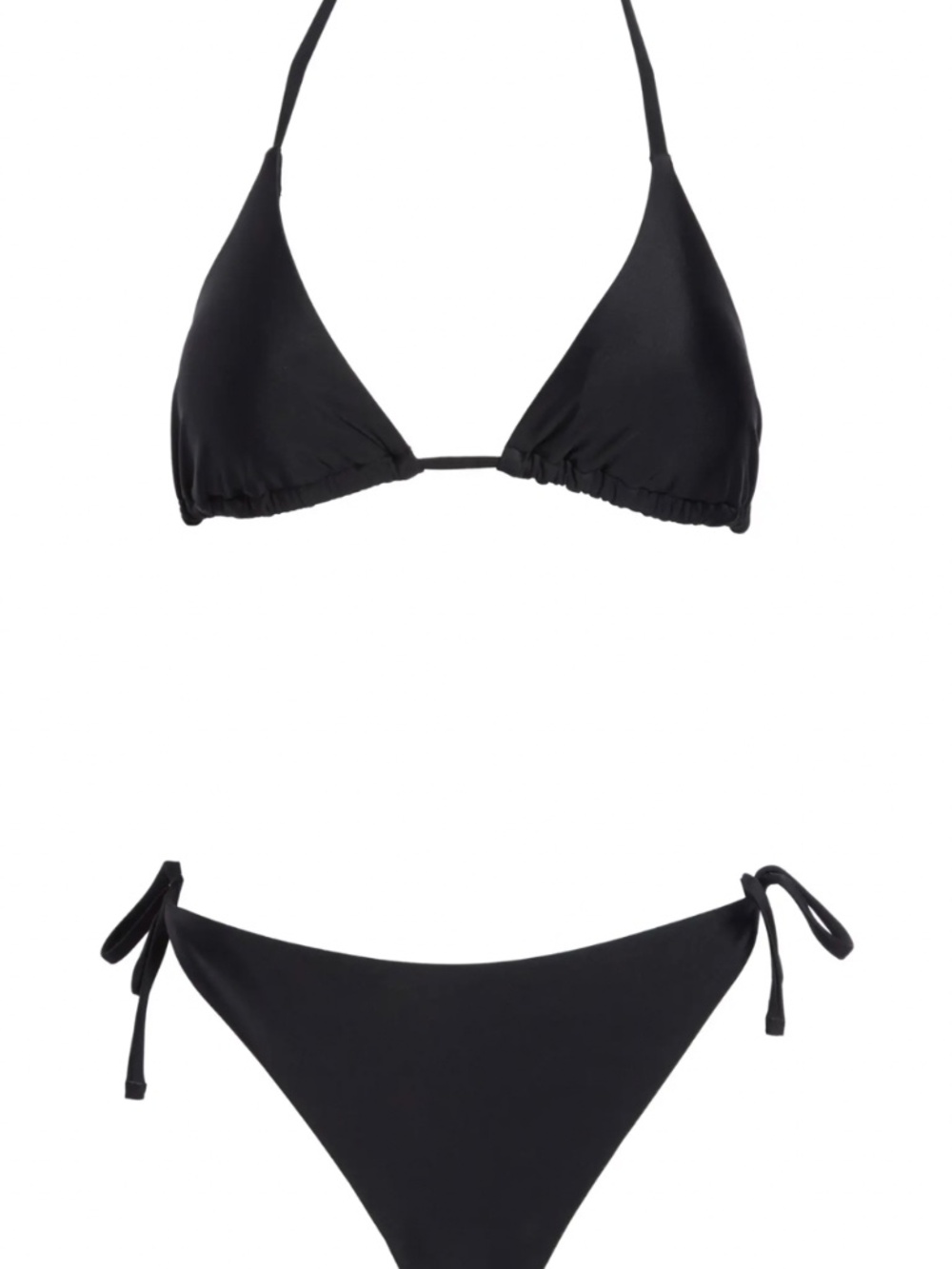 Vince Triangle Black Bikini Set